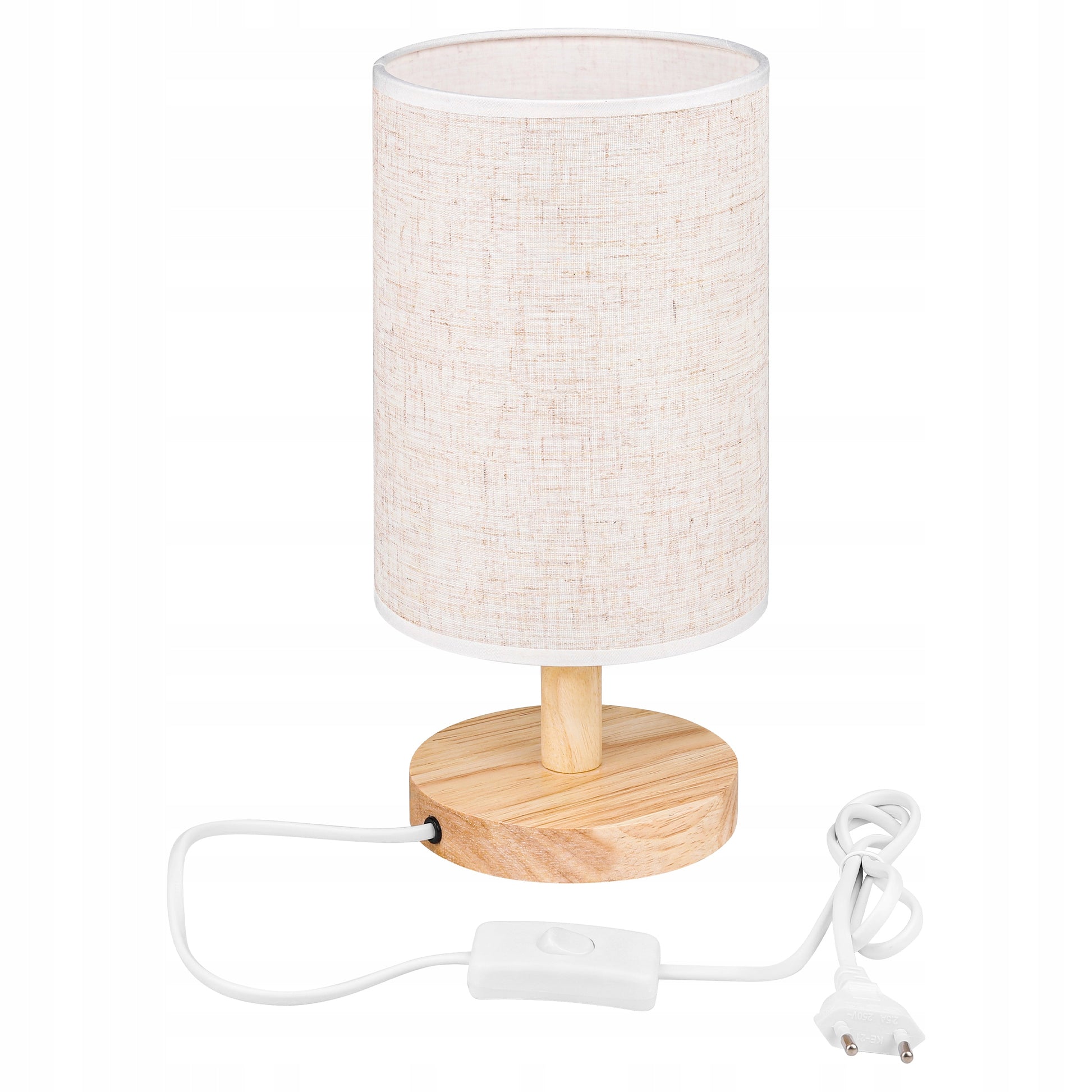 Stalinė lemputė, naktinė, mokyklinė E27 LED MEDINĖ balta