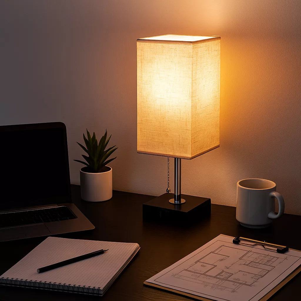 Stalinė lemputė, naktinė, mokyklinė, E27 LED USB C, reguliuojama