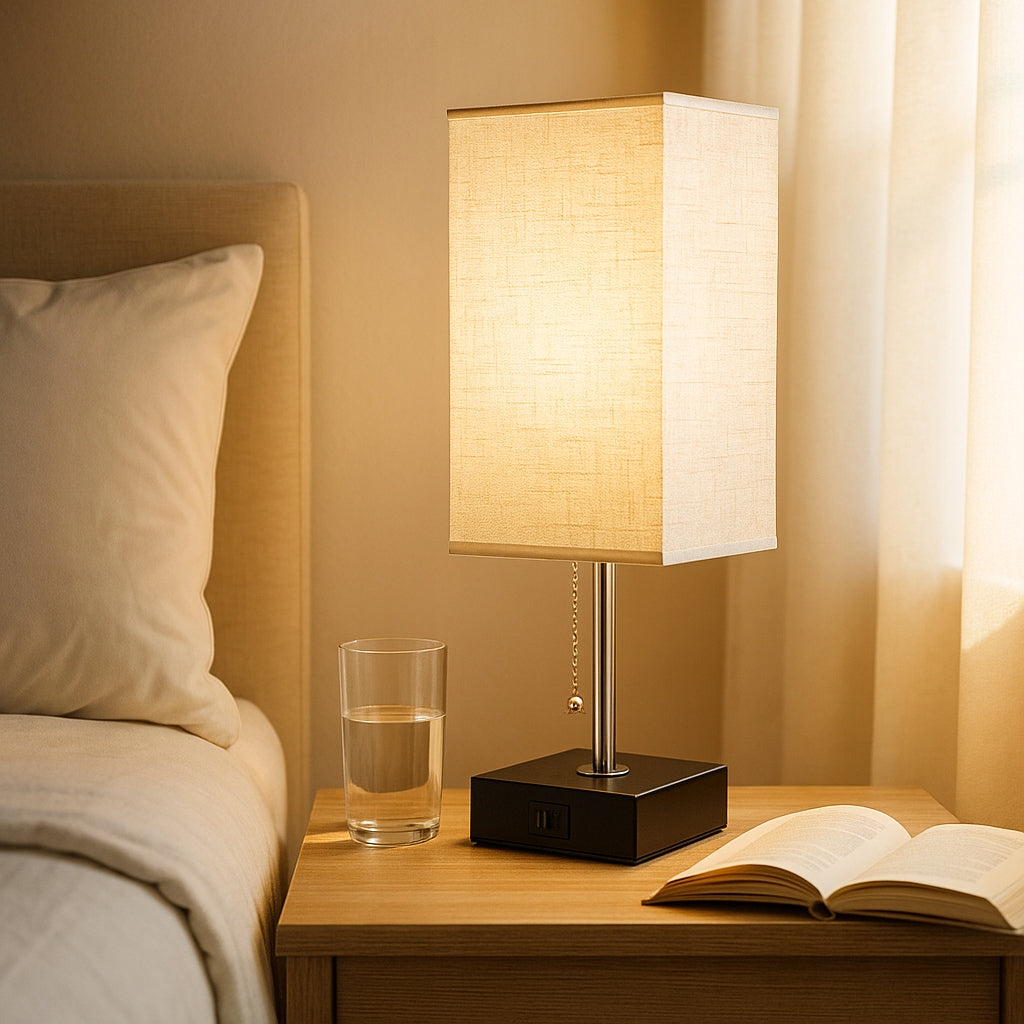 Stalinė lemputė, naktinė, mokyklinė, E27 LED USB C, reguliuojama