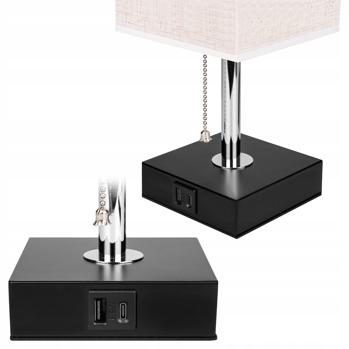 Stalinė lemputė, naktinė, mokyklinė, E27 LED USB C, reguliuojama