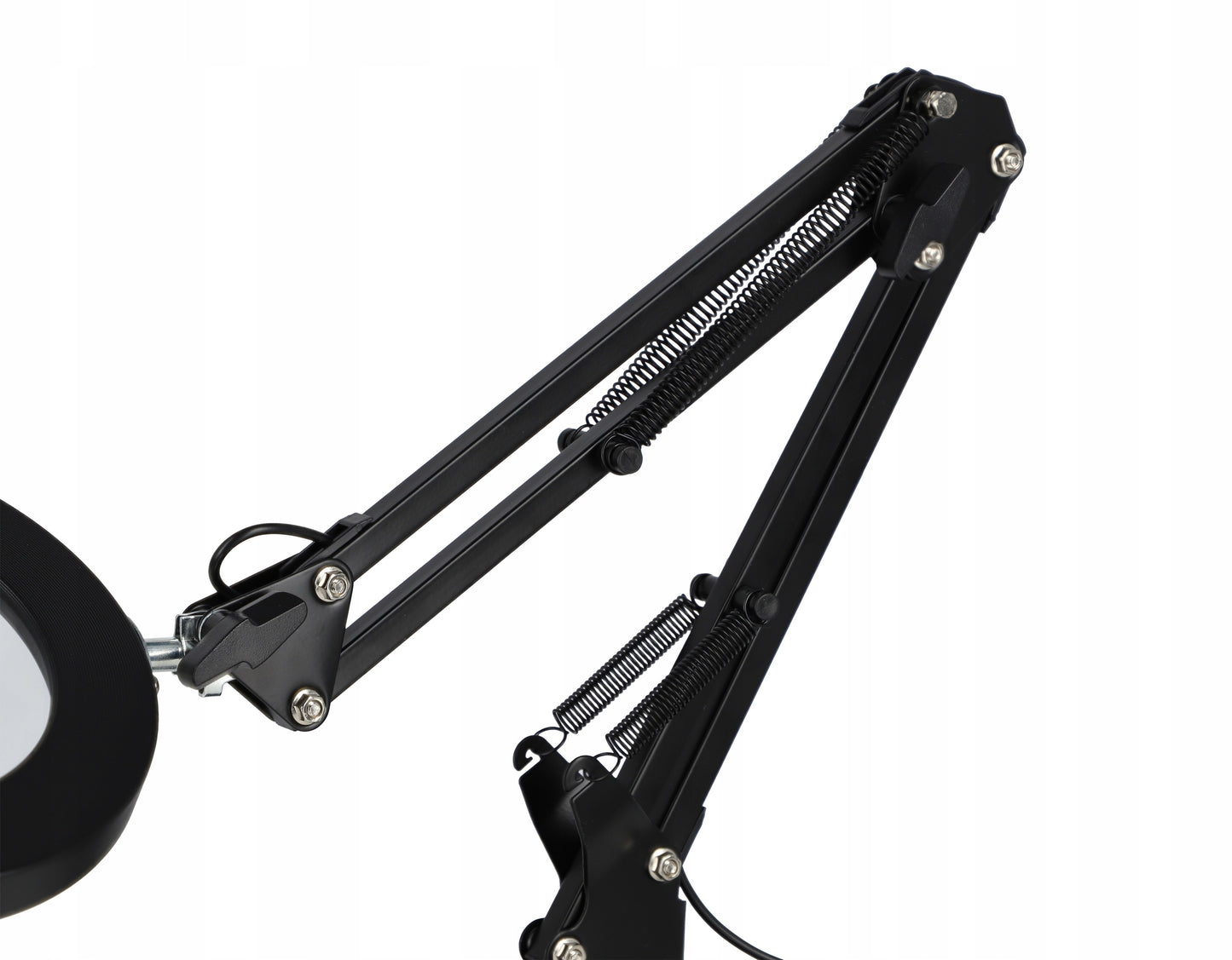 Stalinė LED lempa, kosmetinė lempa, reguliuojamas pritemdymas, didinamasis stiklas