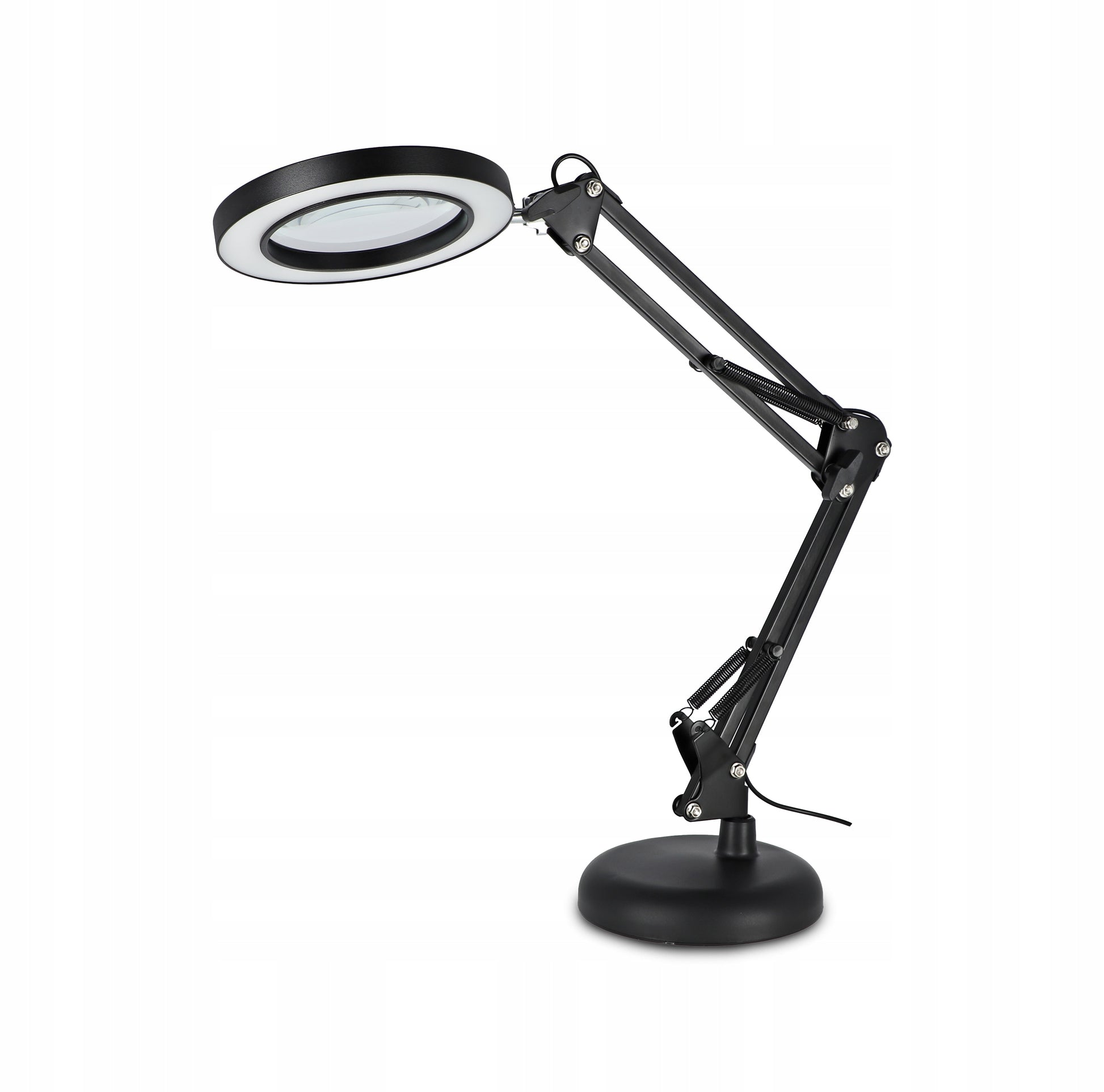 Stalinė LED lempa, kosmetinė lempa, reguliuojamas pritemdymas, didinamasis stiklas