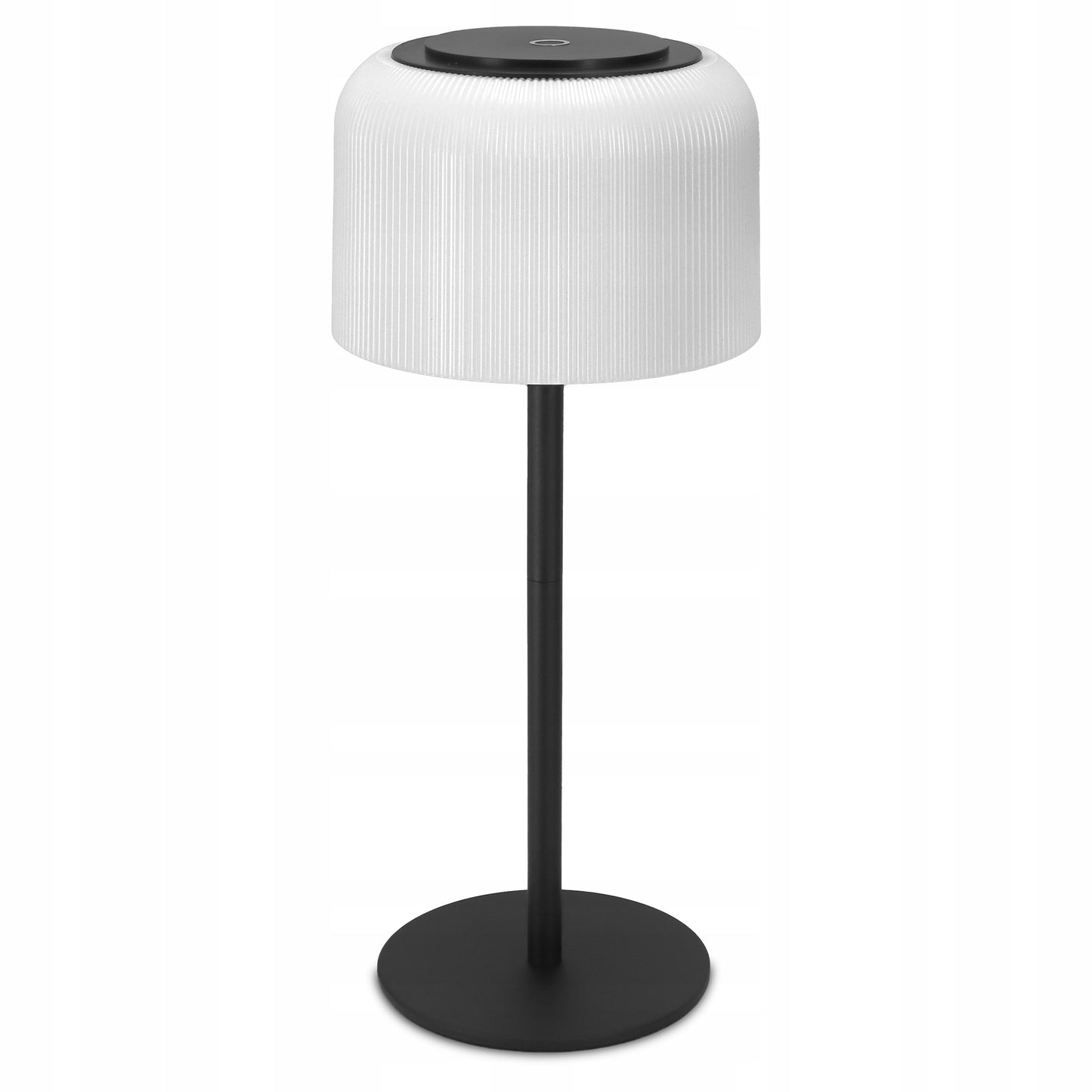 LED stalinė lemputė su lietimu, įkraunama, su pritemdikliu ir 3 spalvomis sodui