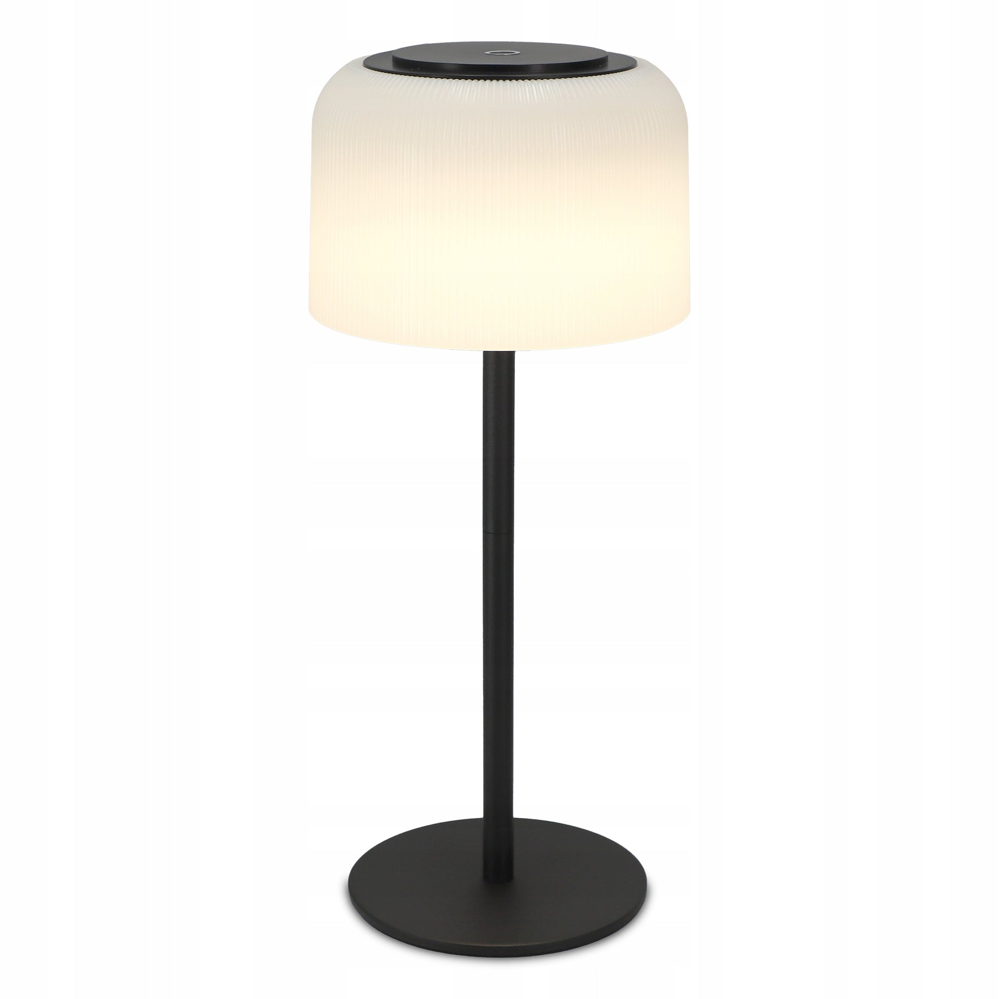 LED stalinė lemputė su lietimu, įkraunama, su pritemdikliu ir 3 spalvomis sodui