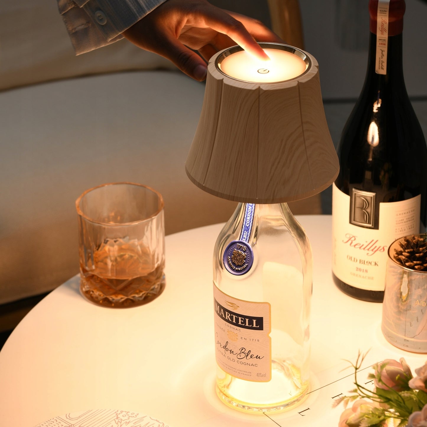 LED stalinė lemputė ant butelio 26-30 mm pasidaryk pats