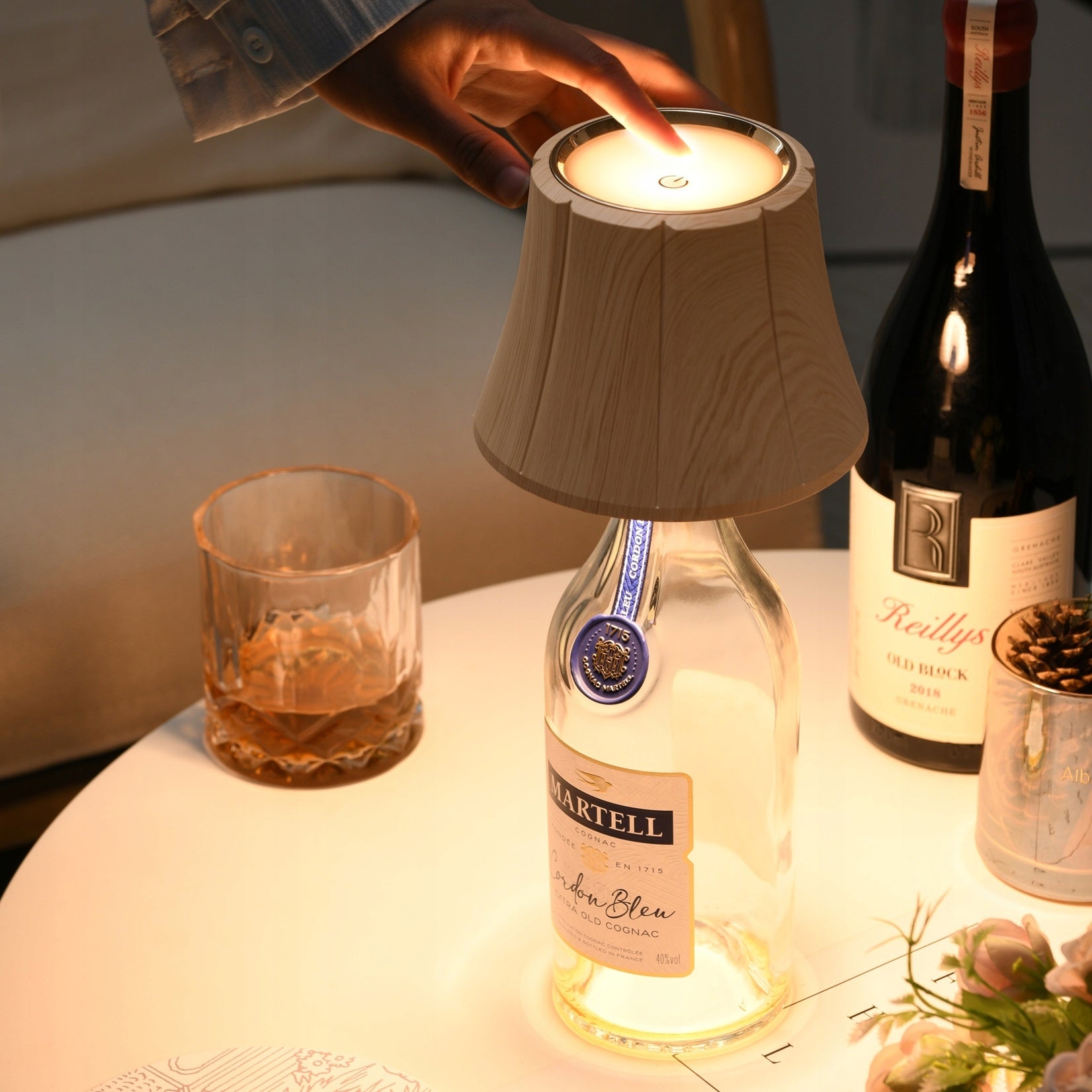 LED stalinė lemputė ant butelio 26-30 mm pasidaryk pats