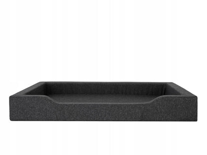Vandeniui atspari šunų lova sofa XXL 120x80 cm, juoda