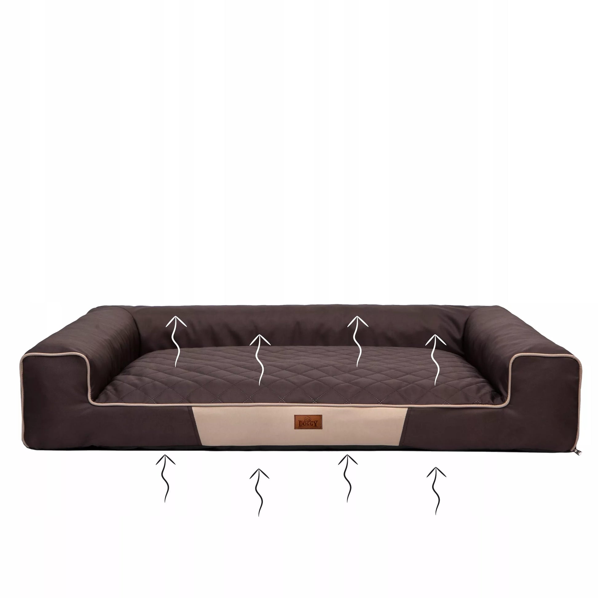 Šunų guolis, sofa lova, VANDENIUI ATSPARUS, NUIMAMAS UŽVALKALAS, XL 100x65 cm
