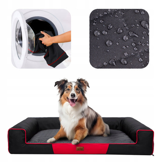 Šuns lova, Sofa Vandeniui atspari Nuimamas užvalkalas XL 100x65 cm