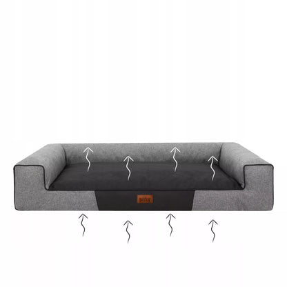 Šuns gultas, sofa, neperšlampamas, nuimamas užvalkalas, XXL 118x78 cm