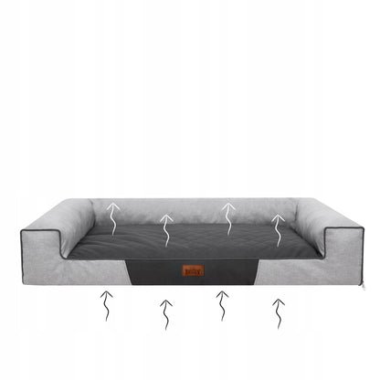 Šuns gultas, sofa, neperšlampamas, nusegamas užvalkalas, XXL 118x78 cm