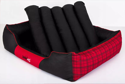 Šuns guolis vidutinio dydžio Sofa Hobbydog Vandeniui atspari lova Aptvaras XL: 85x65
