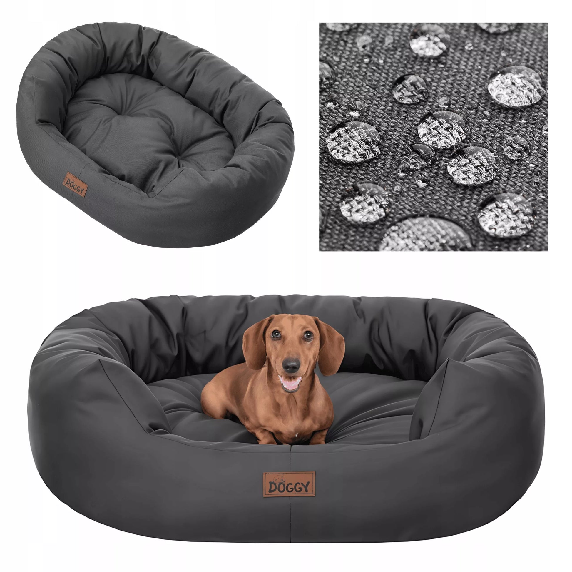 Šuns guolis - Guolis vidutinio dydžio šuniui 94x75 cm - Išimamas čiužinys