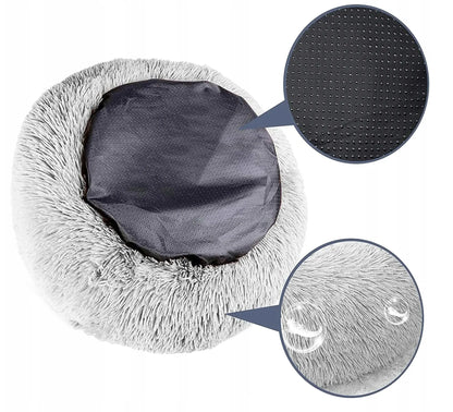 BB-Shop Shaggy gultas šunims ir katėms 80 cm – pliušinis, neslystantis, patogus