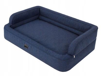 Šunų guolis – sofa, šunų lovelė – lengvai valoma 117x79 cm