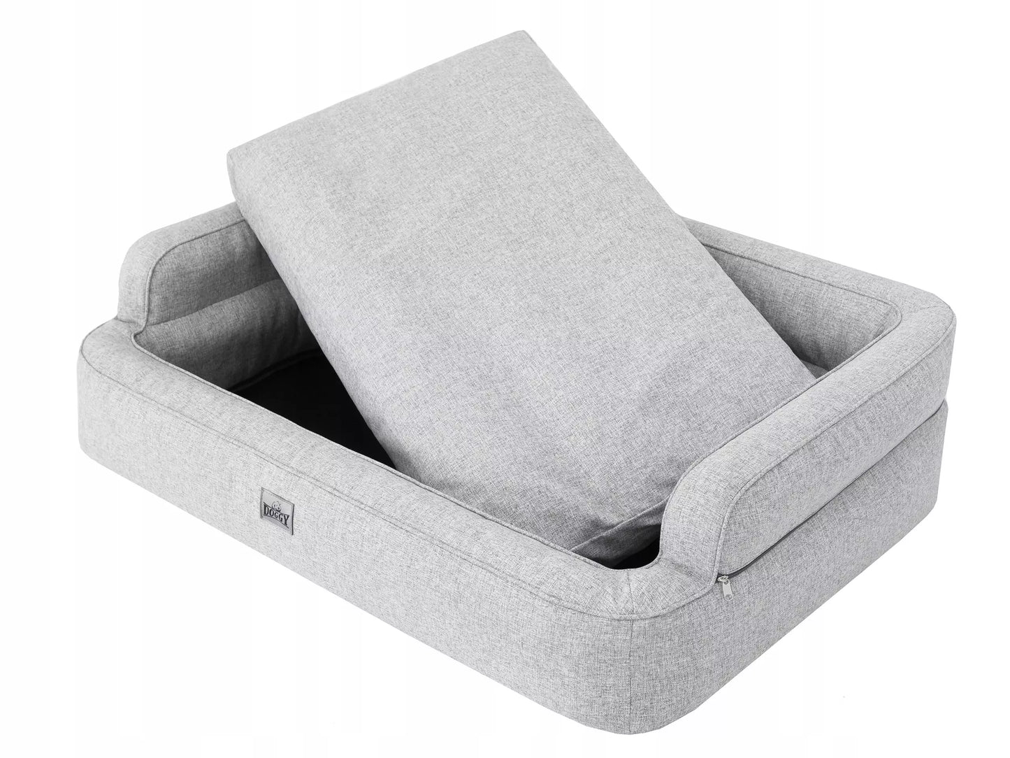 Šunų guolis – sofa, šunų lovelė – lengvai valoma 117x79 cm