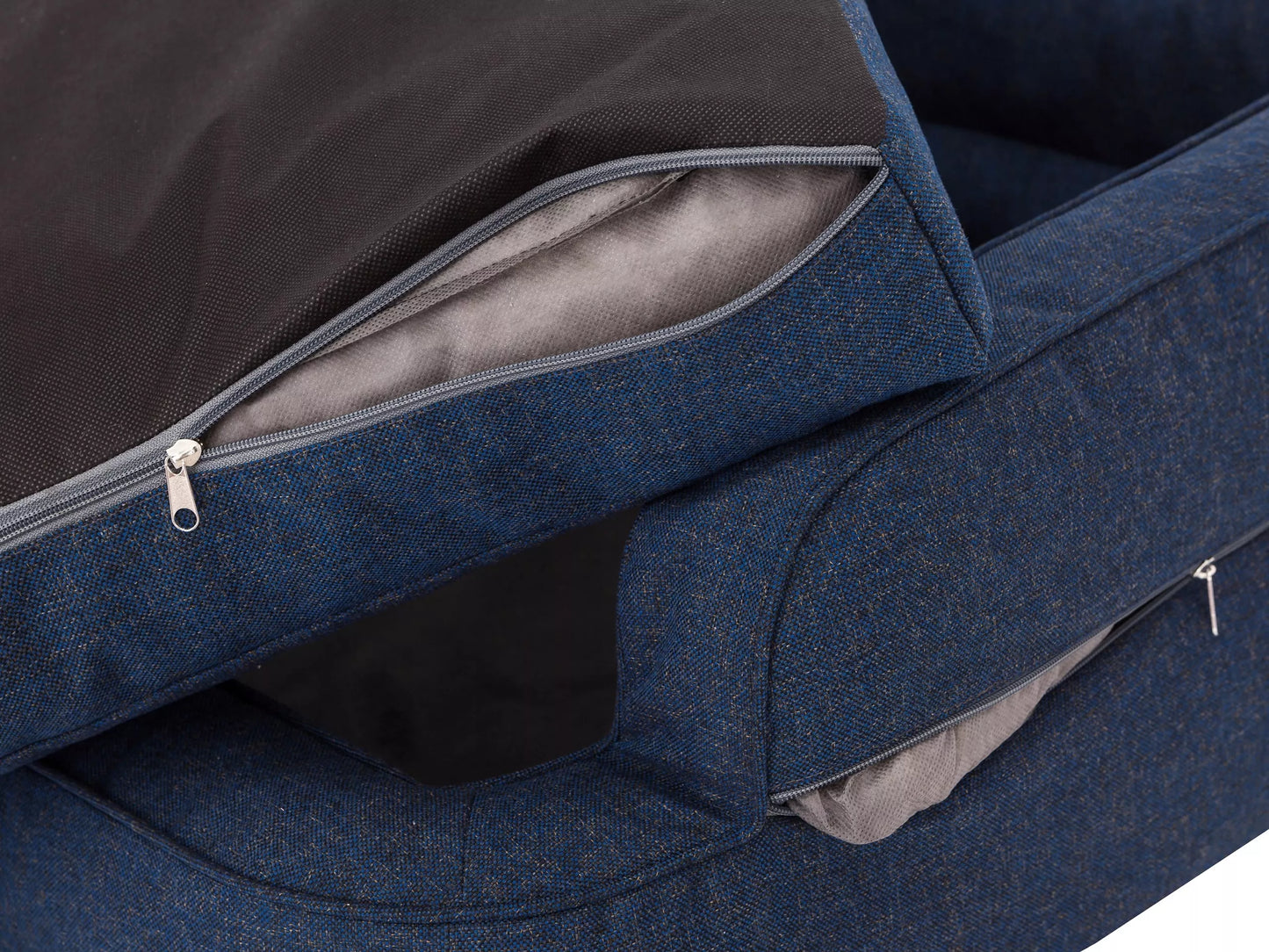 Šunų guolis – sofa, šunų lovelė – lengvai valoma 117x79 cm