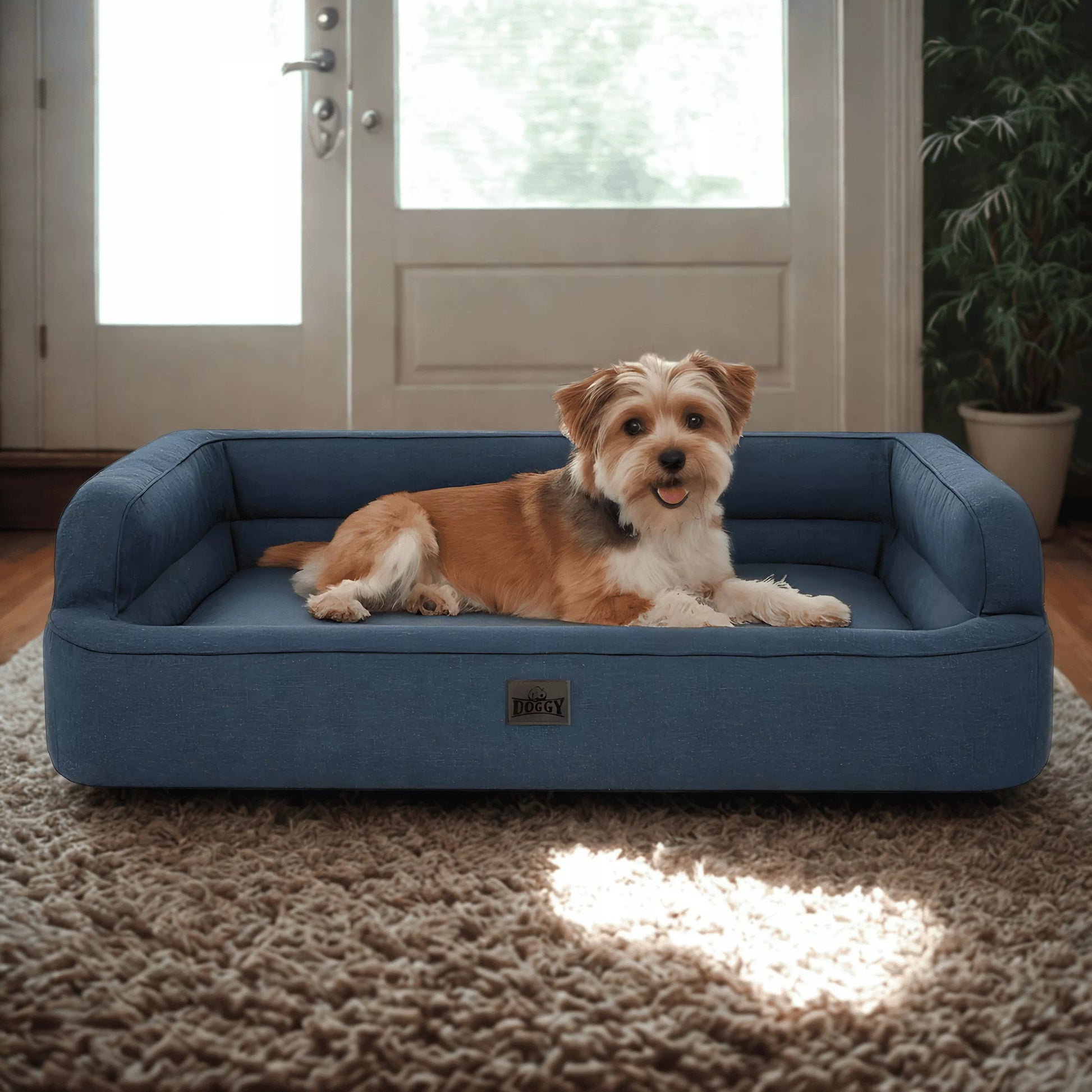 Šunų guolis - sofa, šunų lova - lengvai valoma 78x47 cm