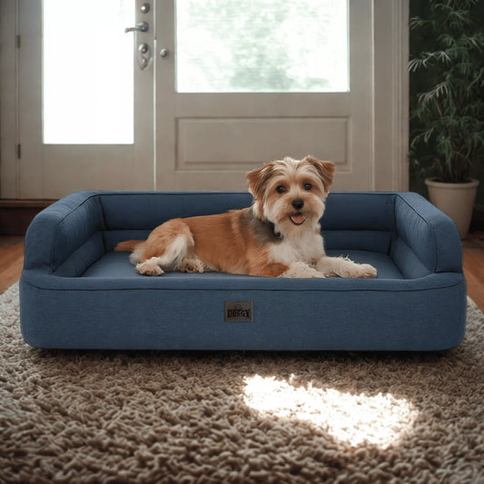Šunų guolis - sofa, šunų lova - lengvai valoma 78x47 cm