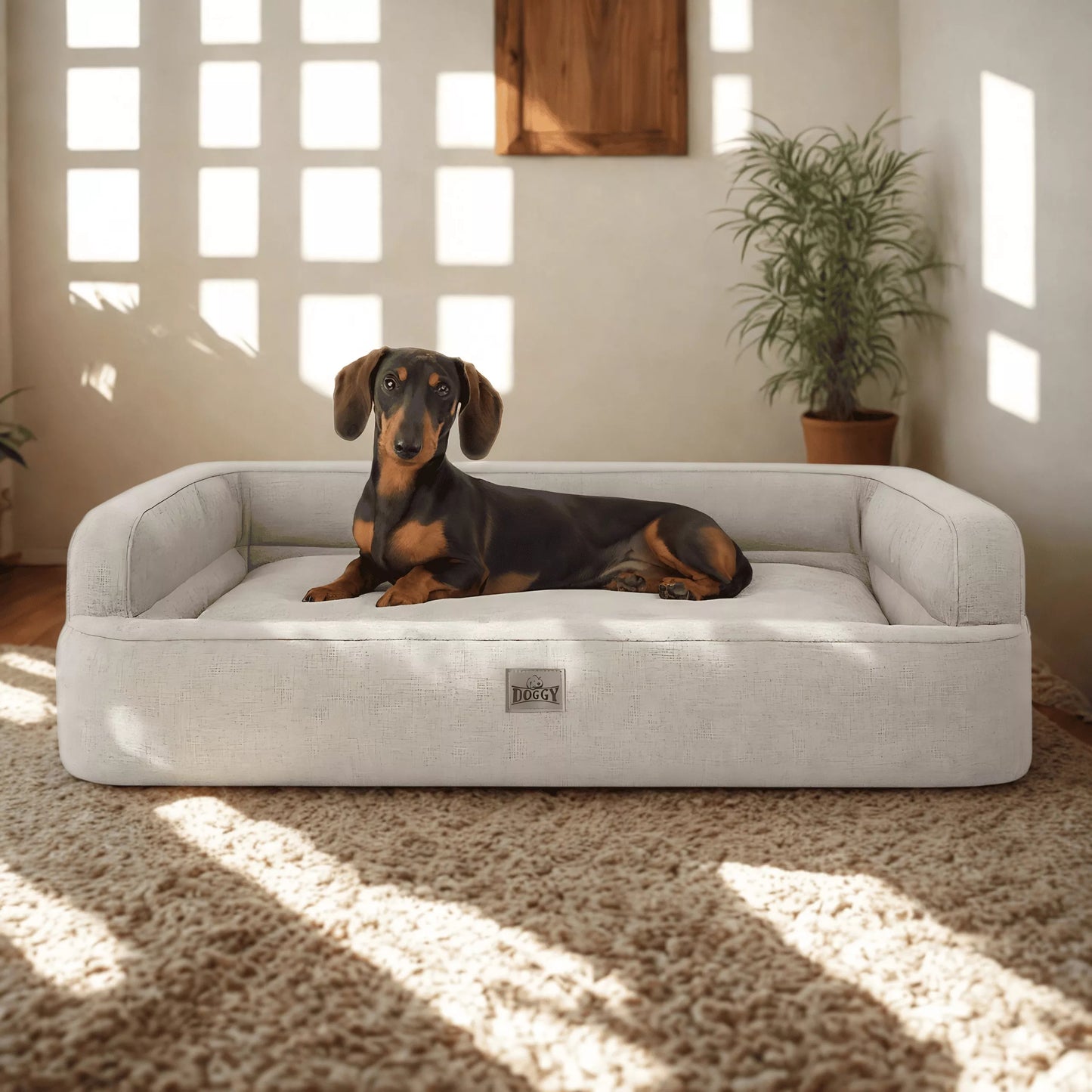 Šuns guolis - sofa, šuns lova - lengvai valomas 96x62 cm