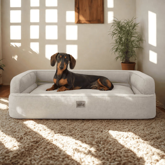 Šuns guolis - sofa, šuns lova - lengvai valomas 96x62 cm