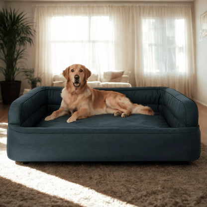 Šunų guolis - sofa, šunų lovelė - atspari vandeniui - XXL 117x79 cm