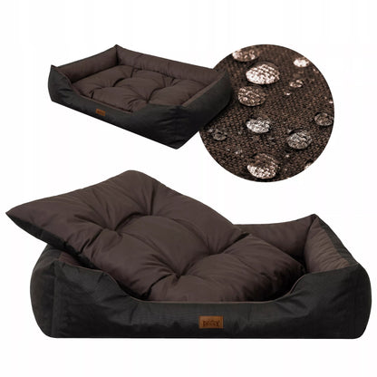 Neperšlampama šuns lova Didelė sofa su čiužiniu XXL 114x84cm