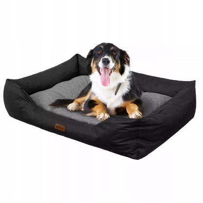 Neperšlampama šunų guolio lovytė Didelė sofa su XXL čiužiniu 114x84cm