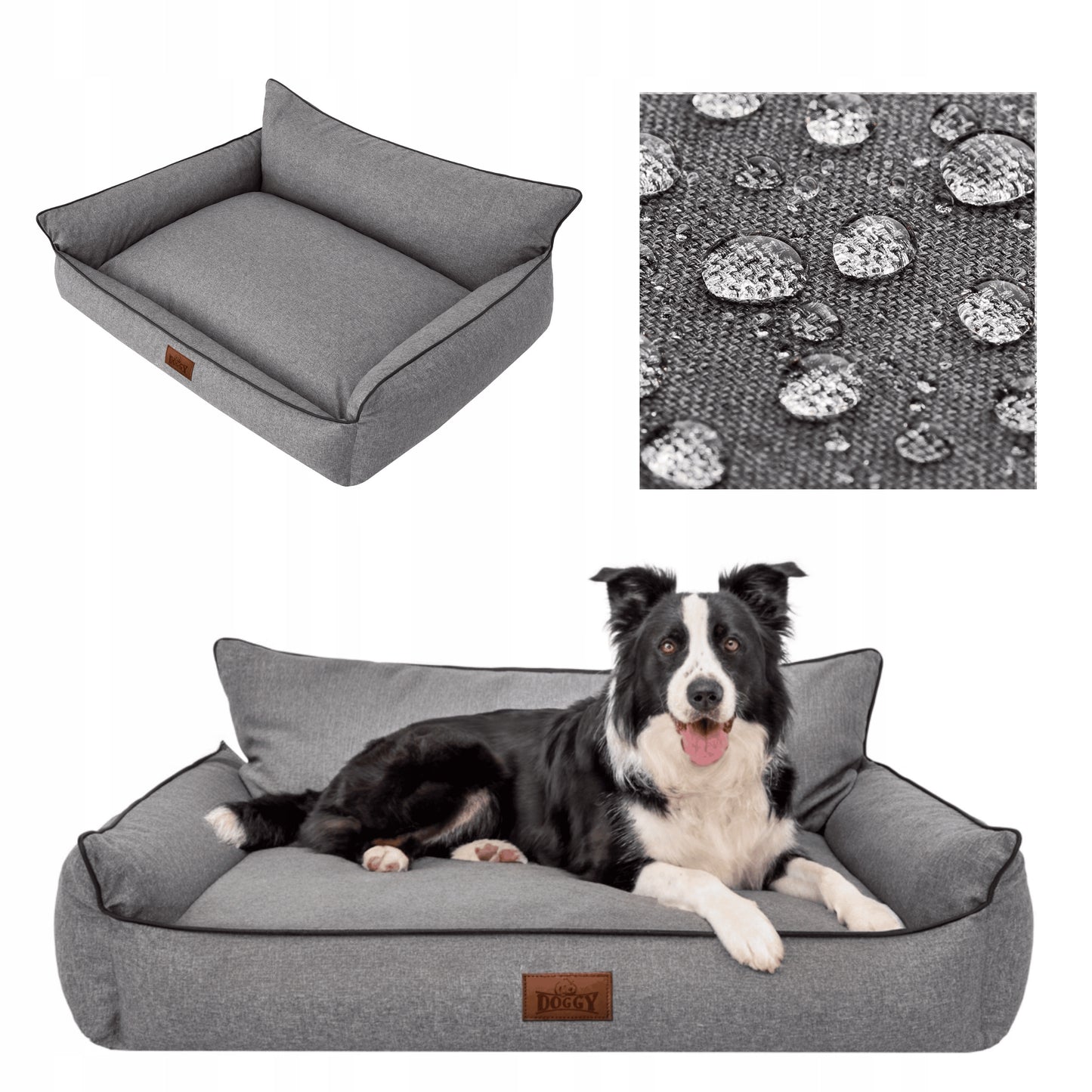 Šunų guolis - vandeniui atsparus aptvaras - sofa šuniui - XXL 106x80 cm