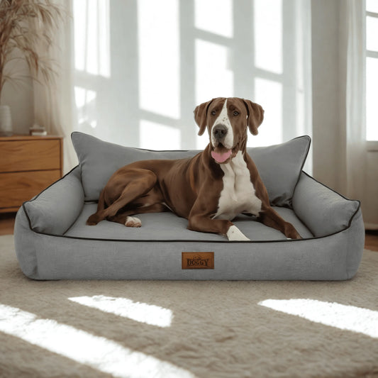 Šuns gultas – vandeniui atsparus aptvaras – šuns sofa – XXXL 132x106 cm