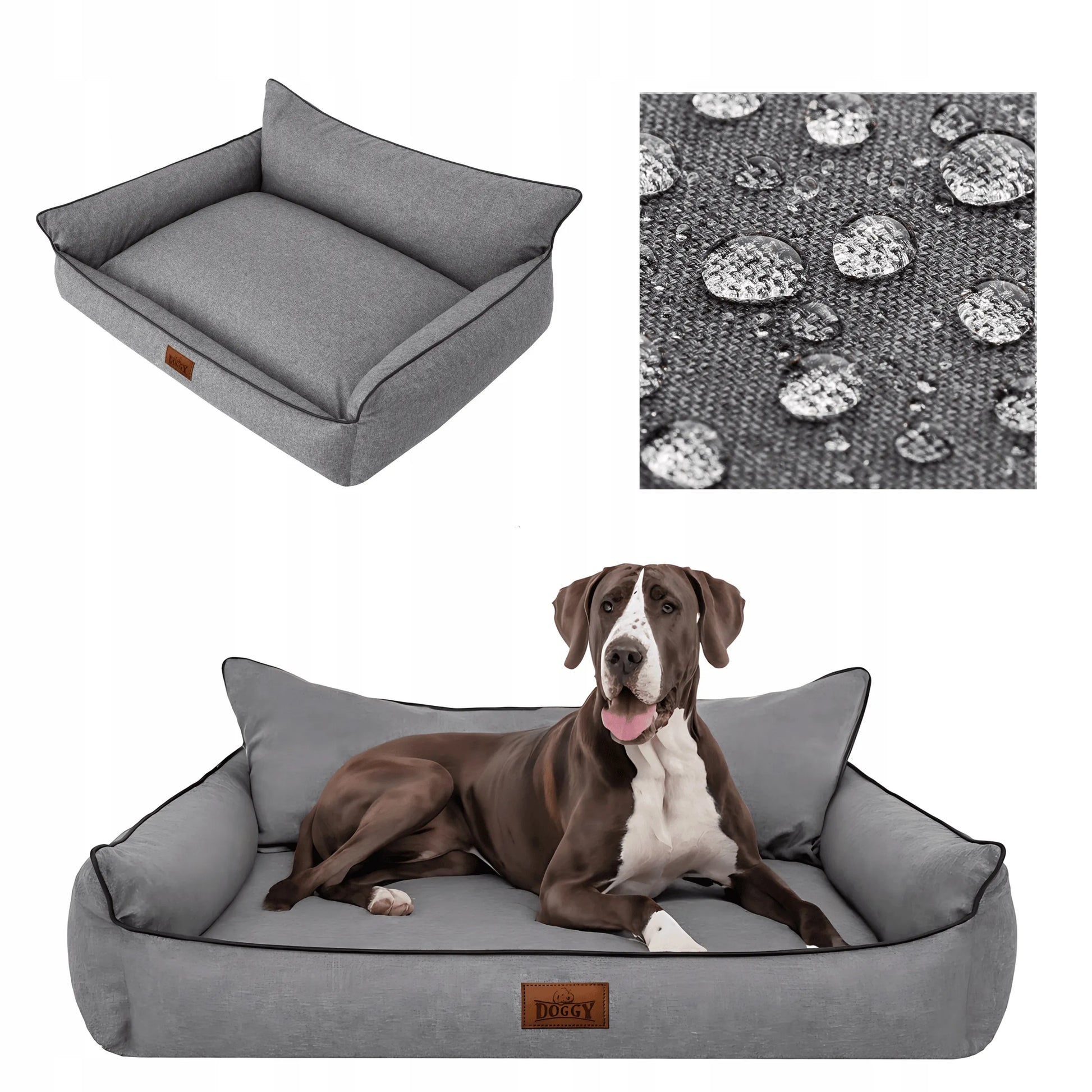 Šuns gultas – vandeniui atsparus aptvaras – šuns sofa – XXXL 132x106 cm