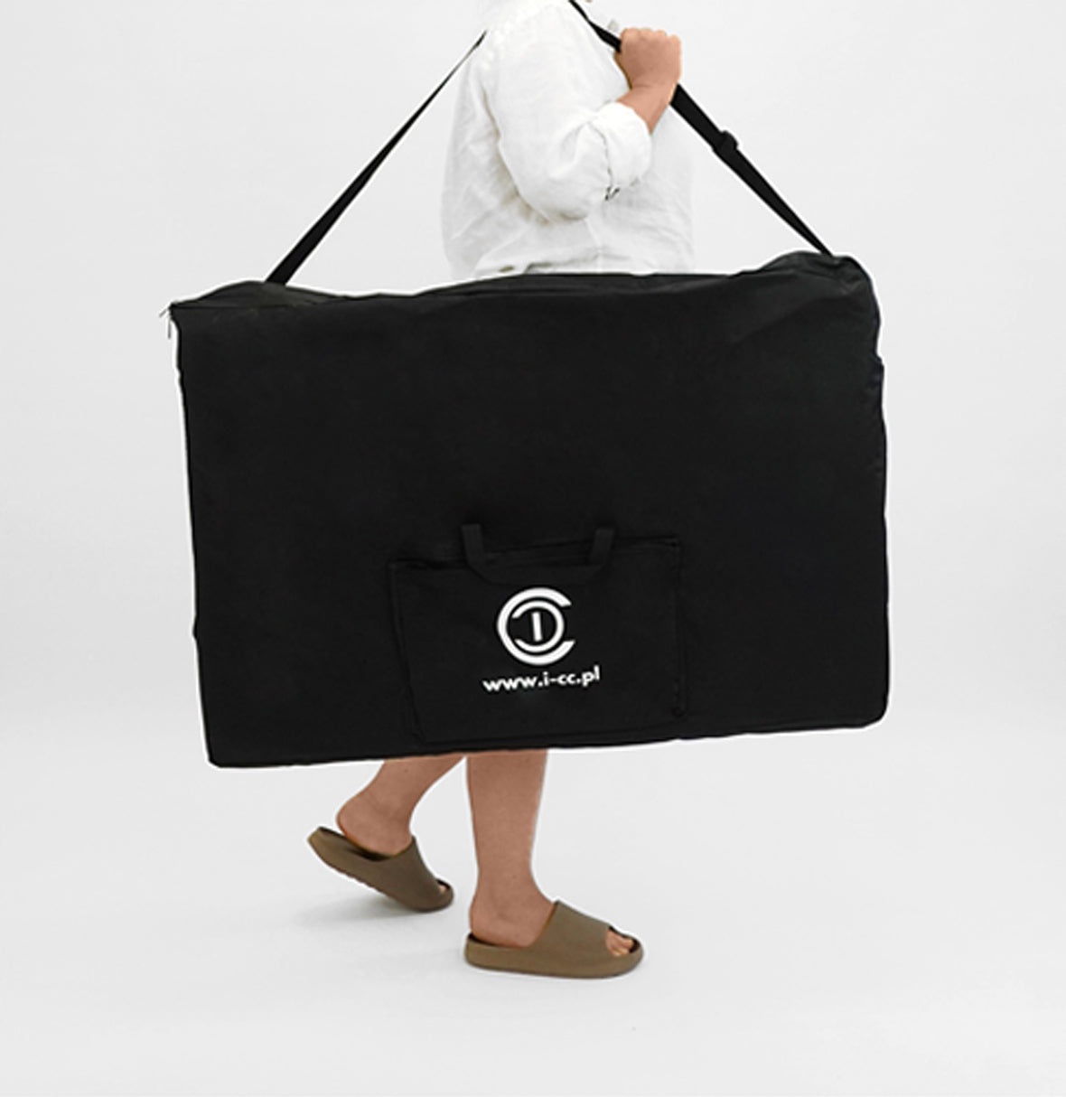 Grožio procedūrų sulankstoma nešiojama mobilioji aliumininė masažo kušetė