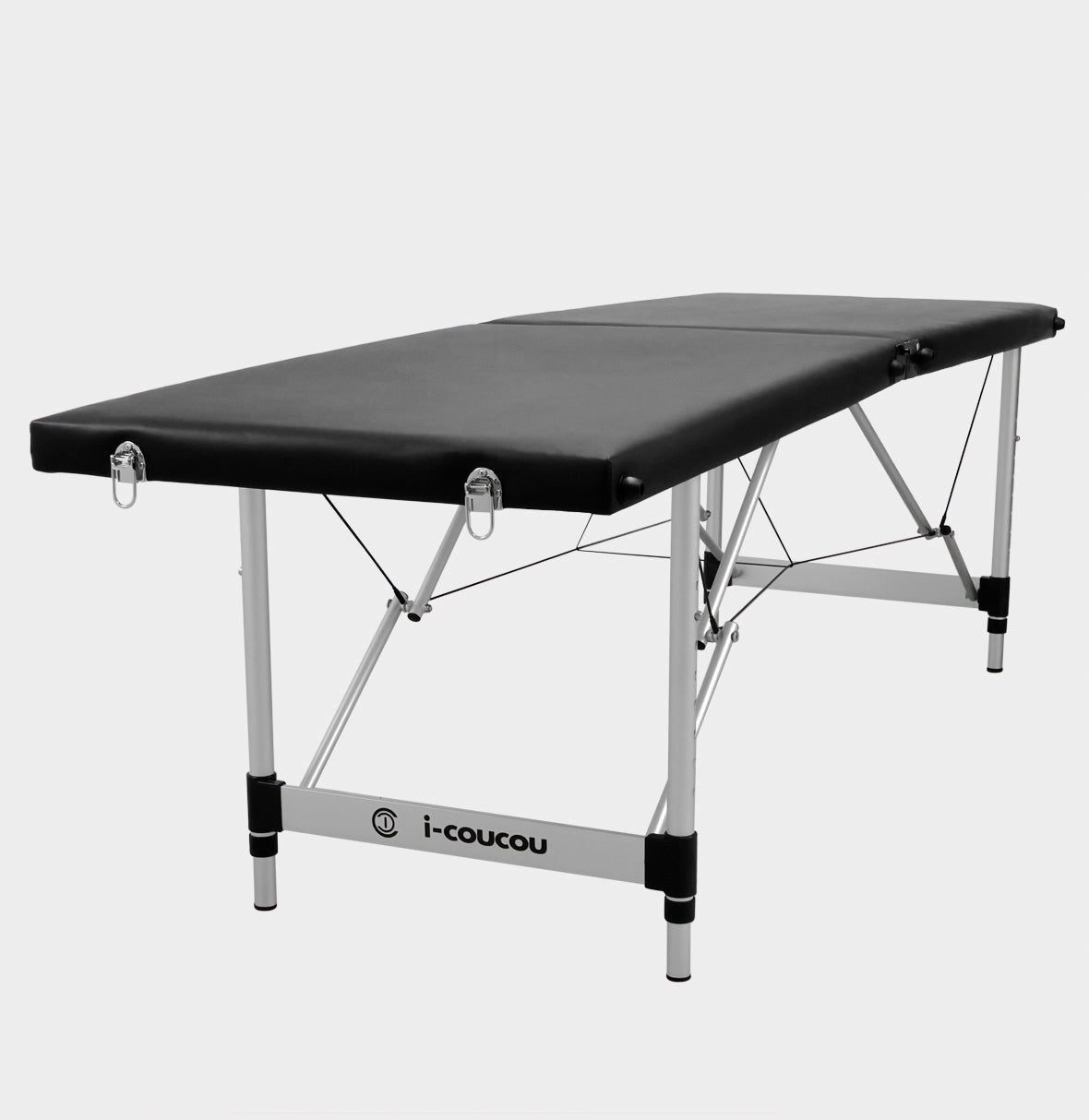 Grožio procedūrų sulankstoma nešiojama mobilioji aliumininė masažo kušetė