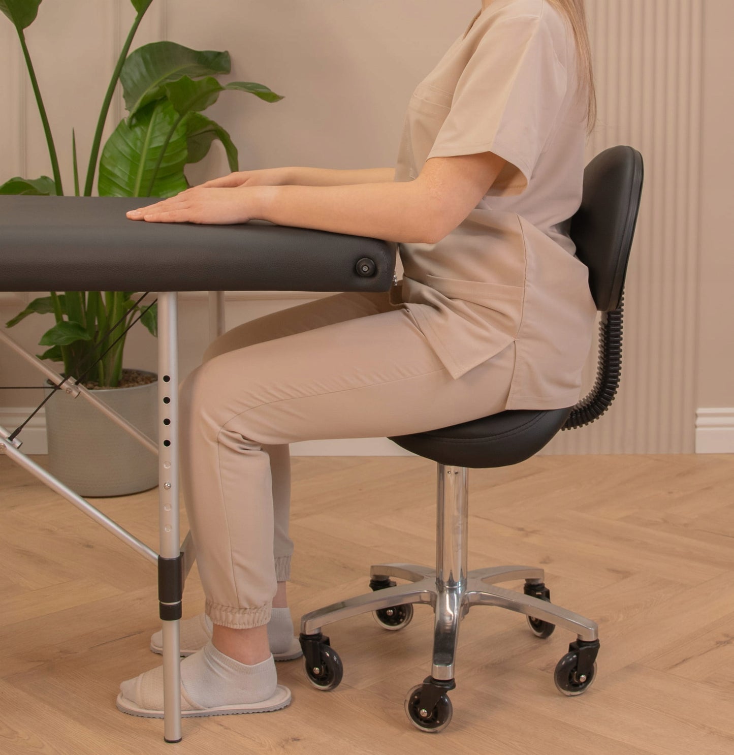 Grožio Lova Blakstienų Priauginimo Stalas Sulankstomas Aliumininis Krėslas 70 cm