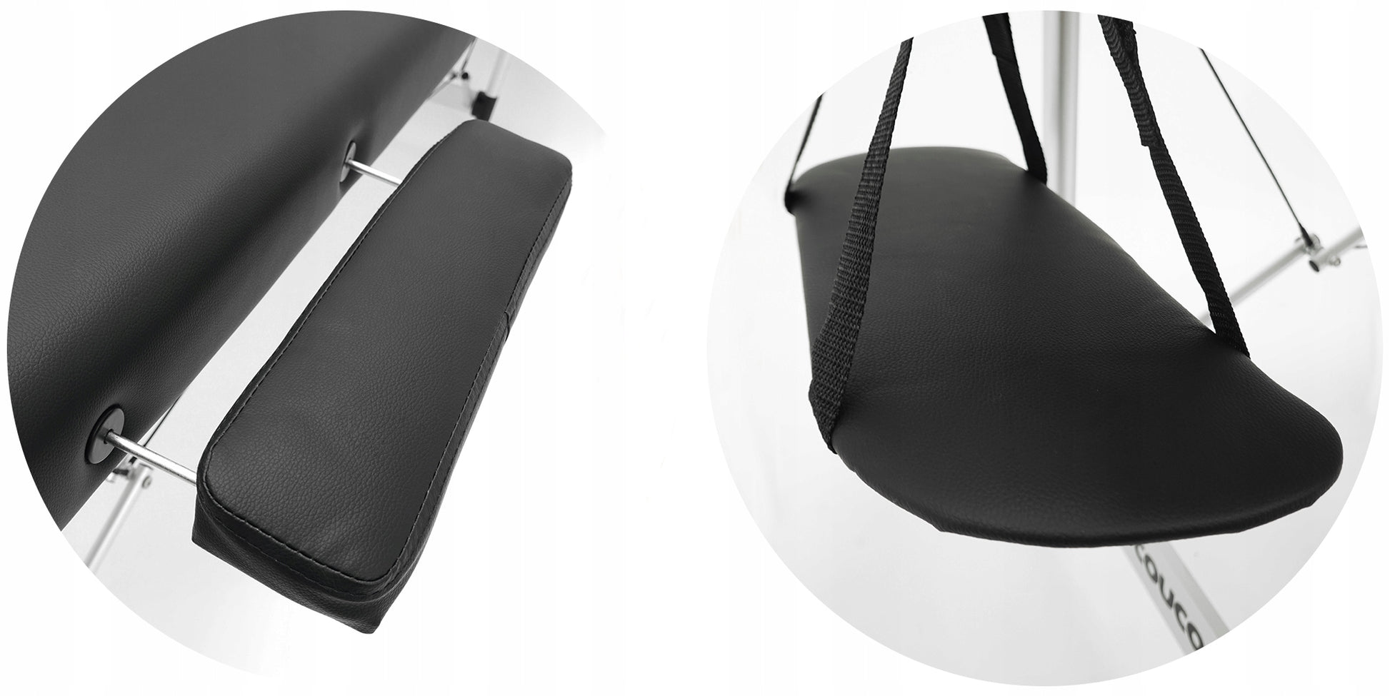 Masažinis kosmetologinis sulankstomas aliumininis stalas blakstienų priauginimui