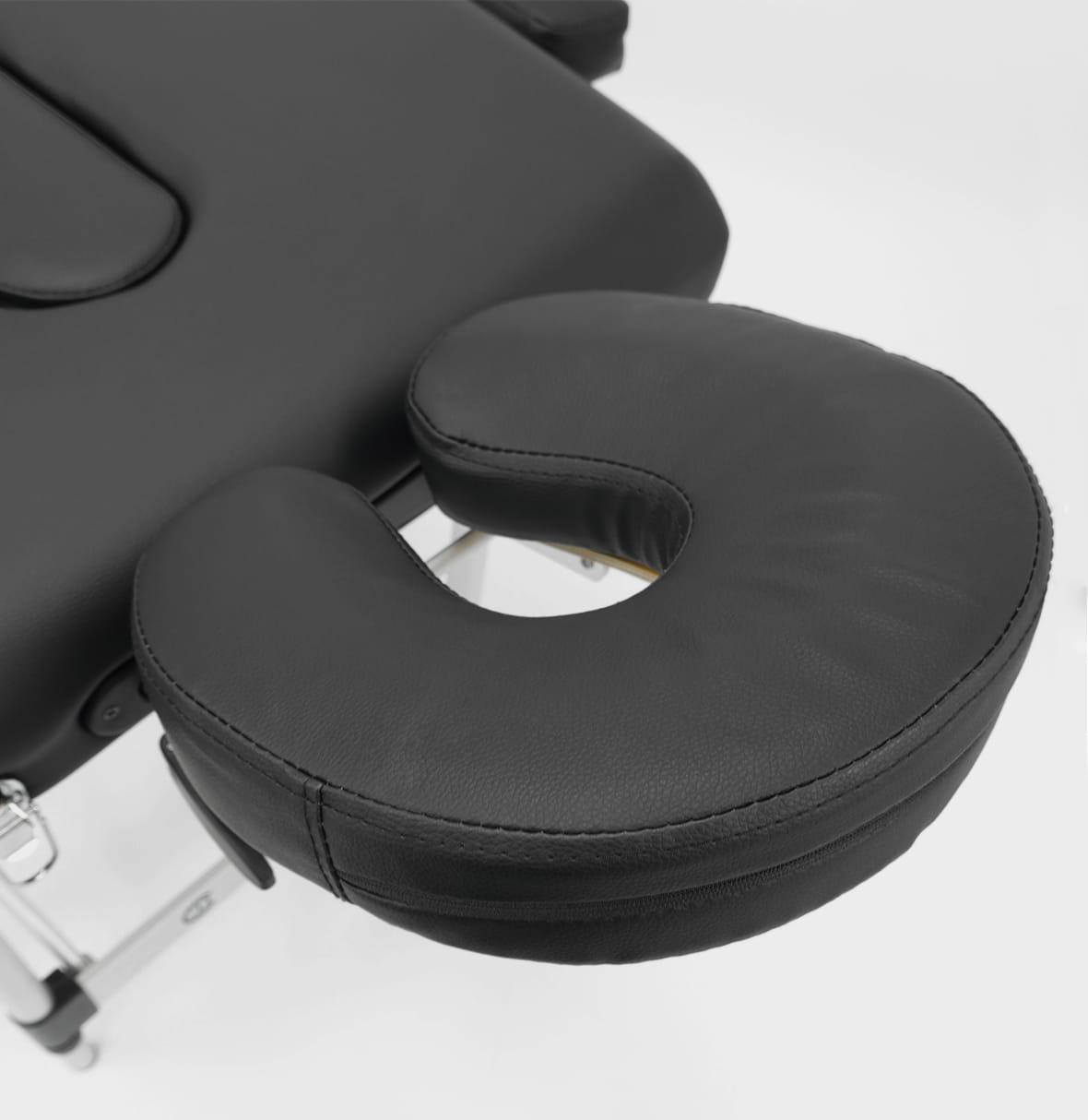 Masažinis kosmetologinis sulankstomas aliumininis stalas blakstienų priauginimui