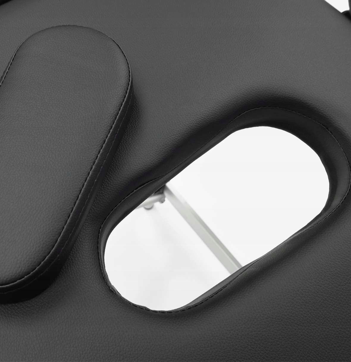 Masažinis kosmetologinis sulankstomas aliumininis stalas blakstienų priauginimui