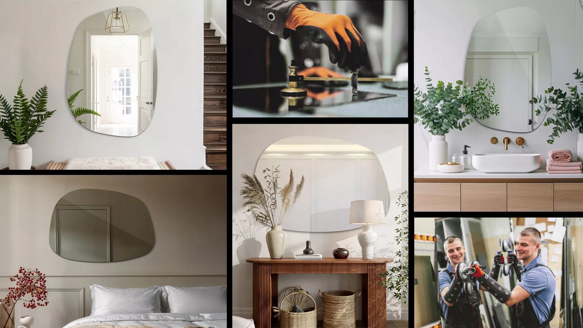 Premium Glamour Veidrodis Dekoratyvinis Svetainei Vonios kambariui Drabužinei Prieškambariui