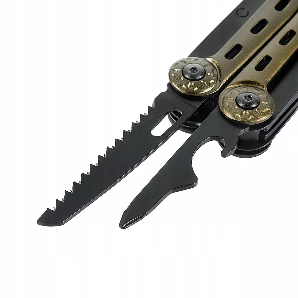 M-Tac 5 Multitool 7 w 1 Daugiafunkcis įrankis EDC Išlikimas Stovyklavimas Dovana