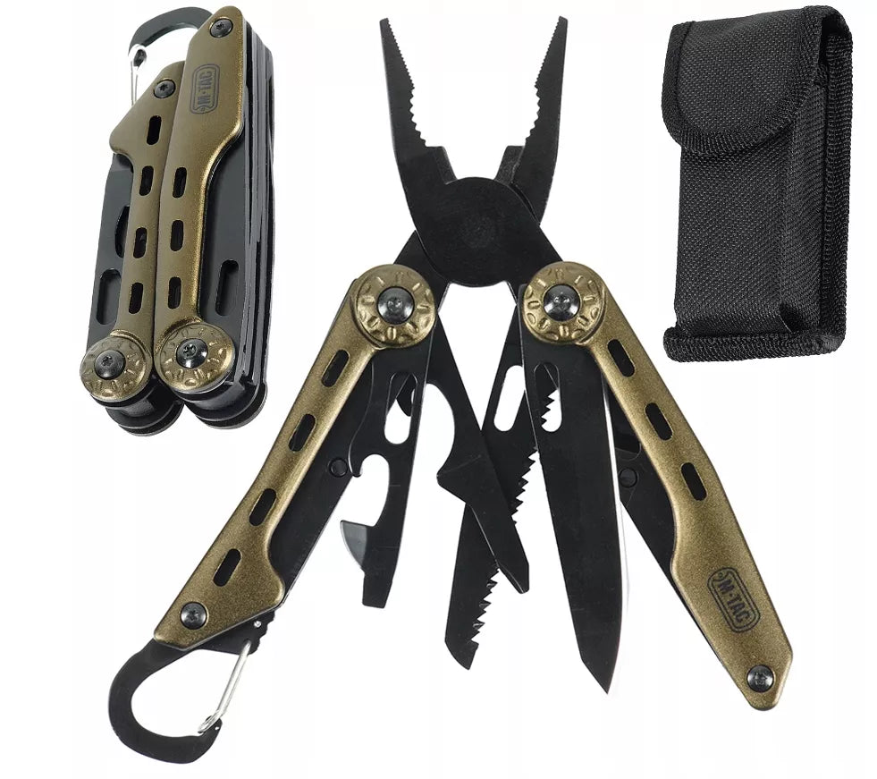 M-Tac 5 Multitool 7 w 1 Daugiafunkcis įrankis EDC Išlikimas Stovyklavimas Dovana