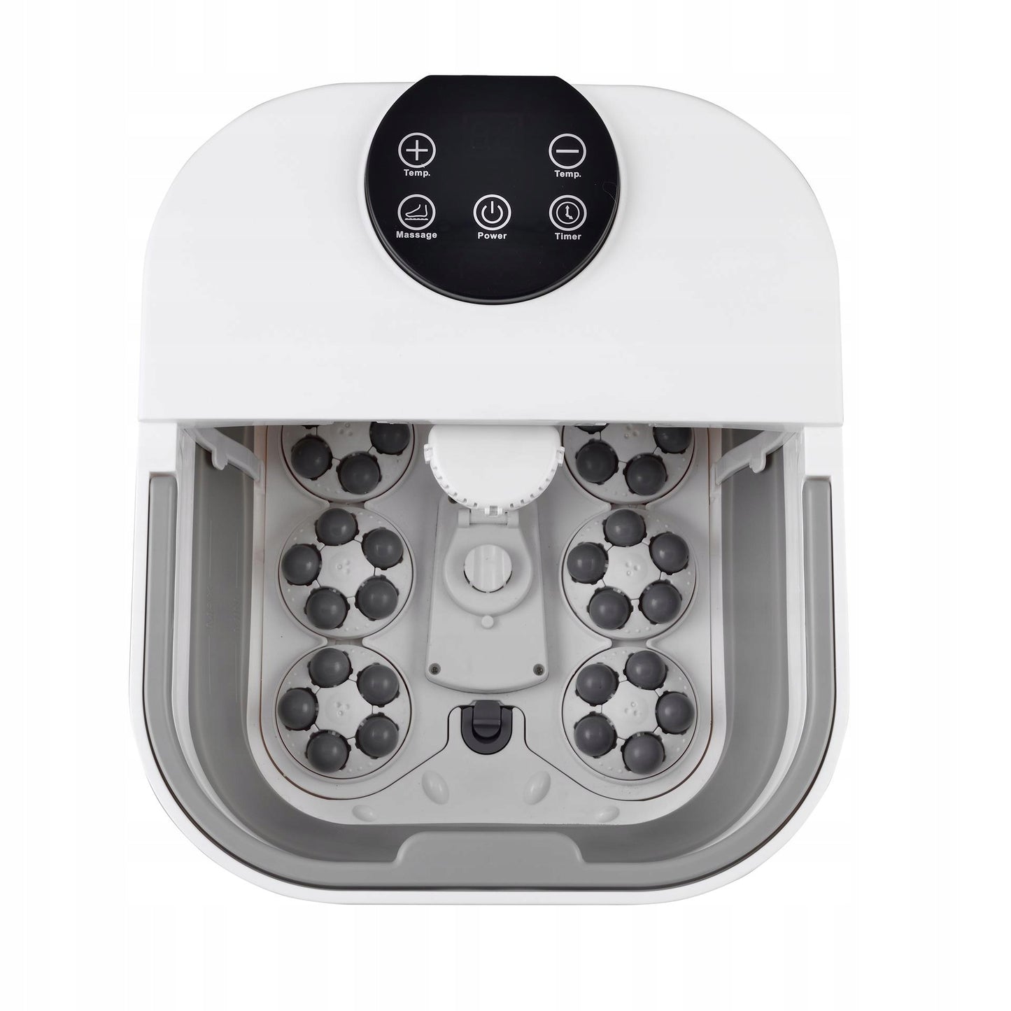 Vandens pėdų masažuoklis, sulankstomas hidromasažuoklis su laikmačiu ir šildymu, dušo galvutė