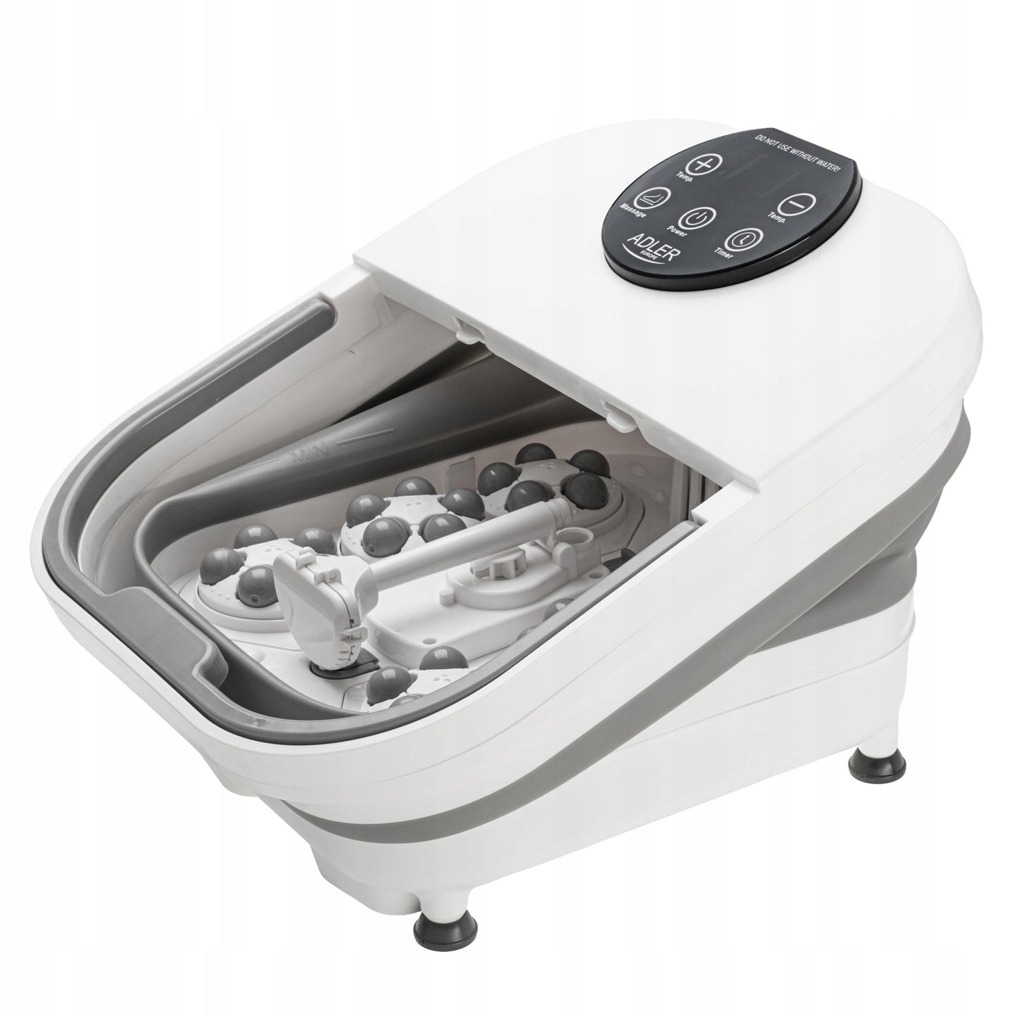 Vandens pėdų masažuoklis, sulankstomas hidromasažuoklis su laikmačiu ir šildymu, dušo galvutė