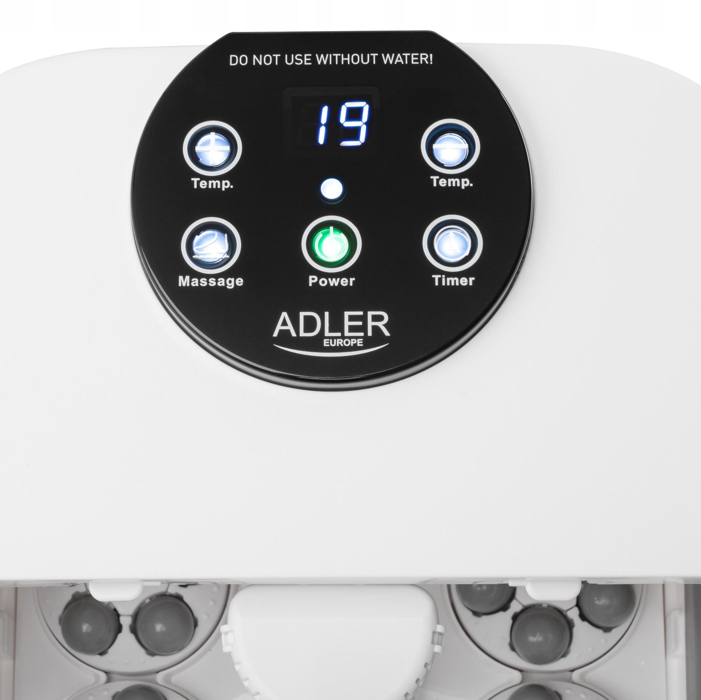 Vandens pėdų masažuoklis, sulankstomas hidromasažuoklis su laikmačiu ir šildymu, dušo galvutė