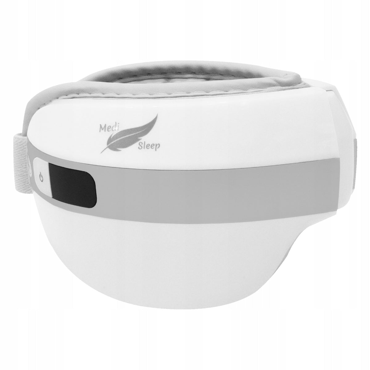 Veido ir akių masažuoklis su šilumos kompresu, 4 masažo režimai, Bluetooth, baltas