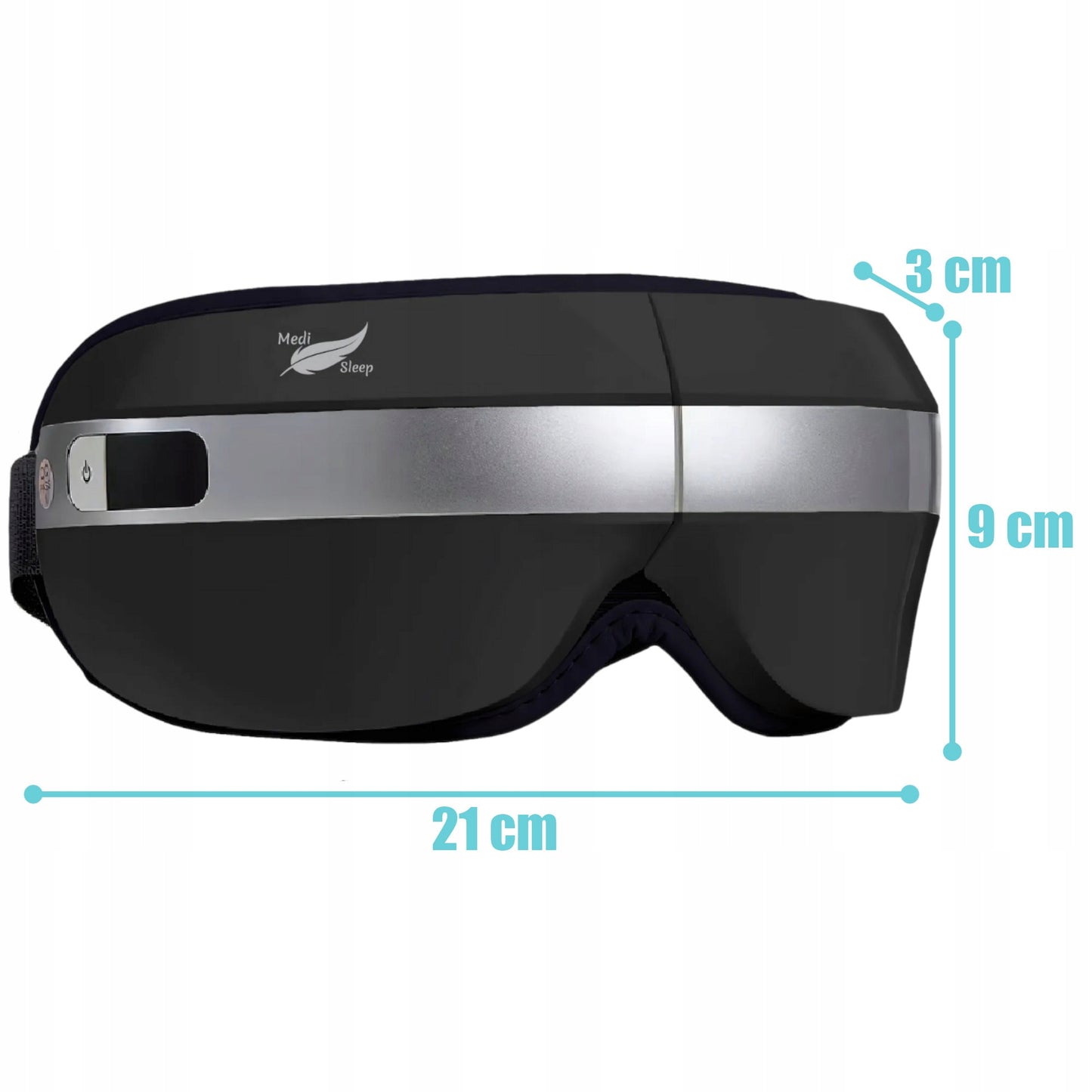 Veido ir akių masažuoklis su šiltu kompresu, 4 masažo režimai, BLUETOOTH reguliuojamas