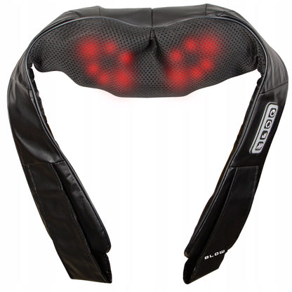 Shiatsu masažuoklis, masažinė pagalvėlė kaklui, nugarai, petims, kojoms, kūnui, su šildymu