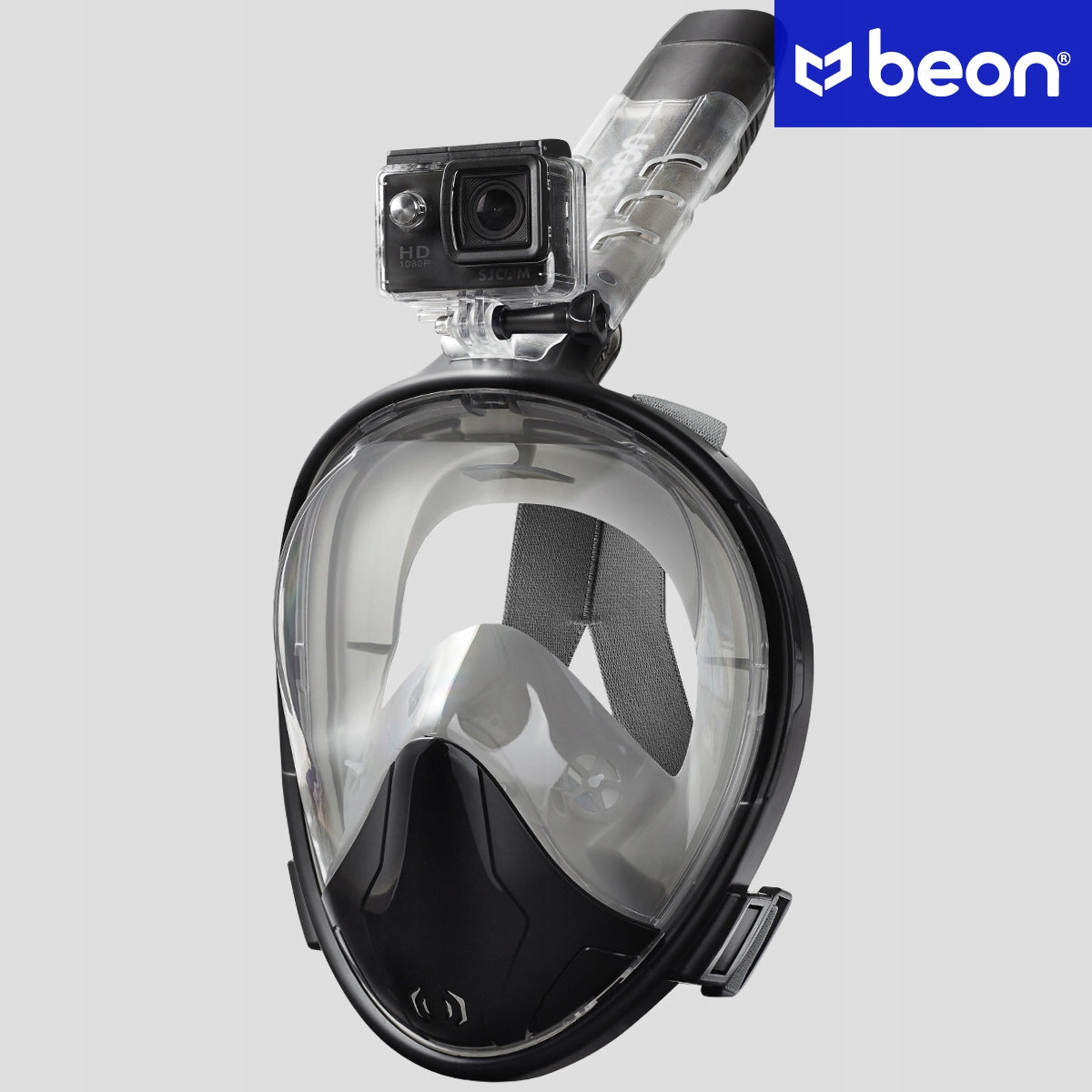 Viso veido nardymo kaukė, plaukiojimui ir snorkelingui, L/XL dydis