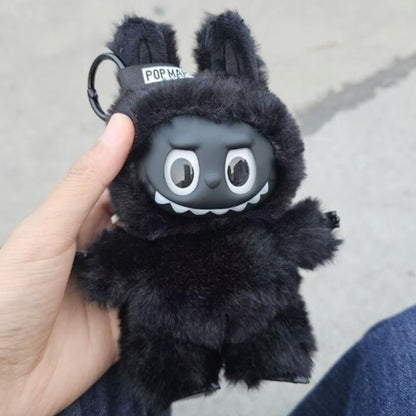 LABUBU Juodas raktų pakabukas-staigmena