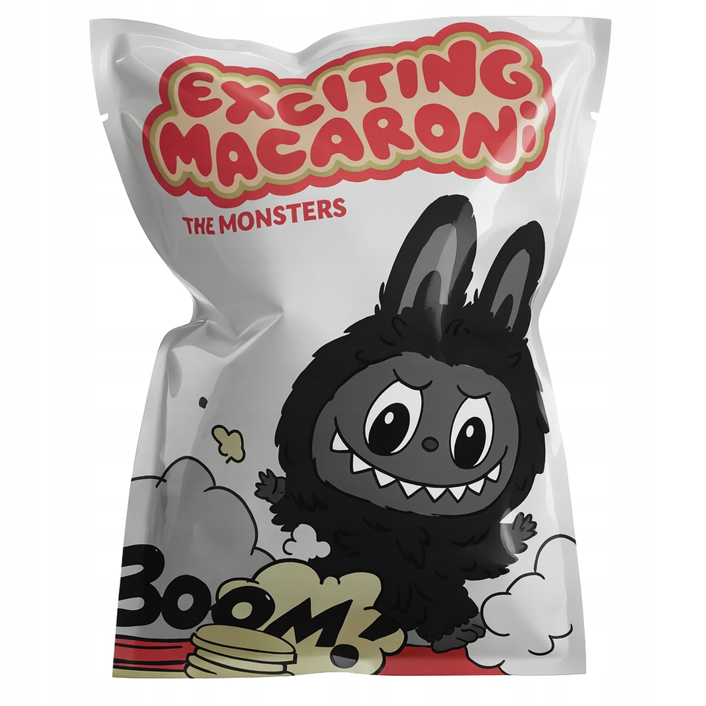 LABUBU Juodas raktų pakabukas-staigmena