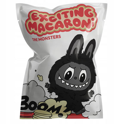 LABUBU Juodas raktų pakabukas-staigmena